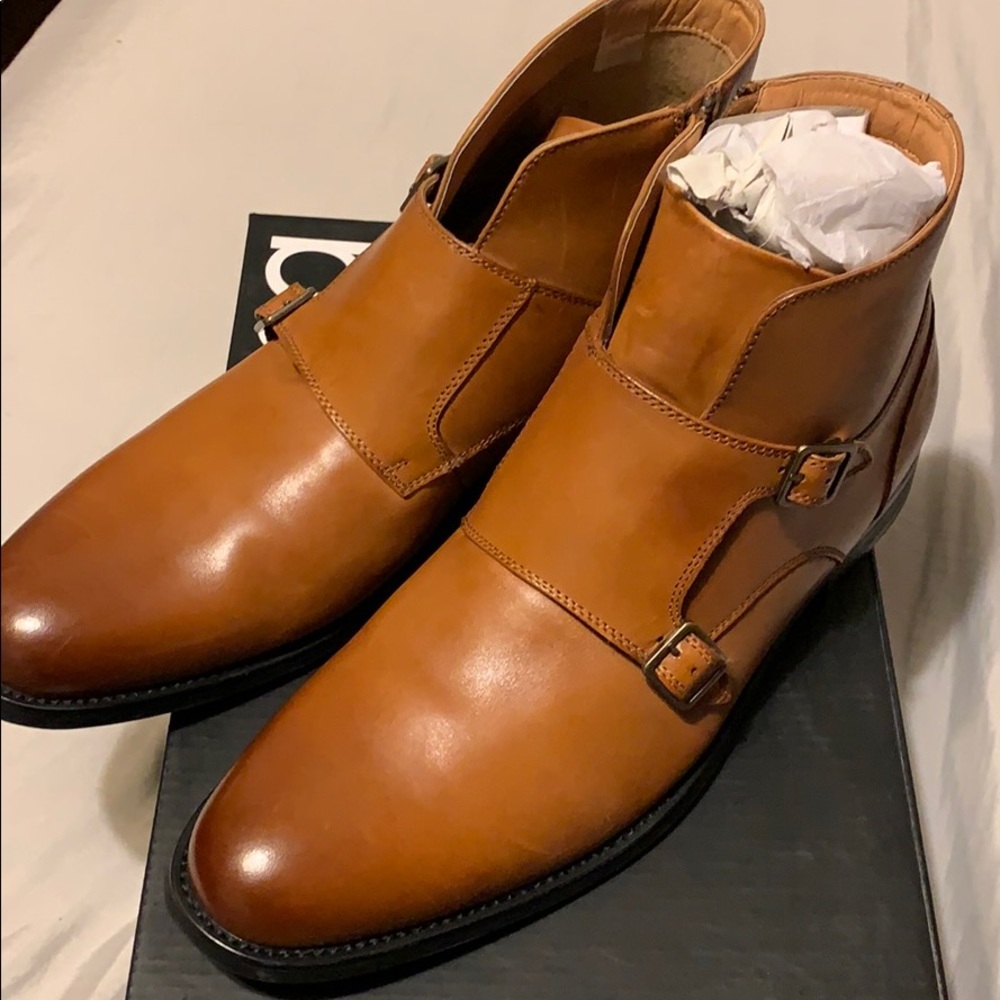 Bar III Men's Tan Leather Boots